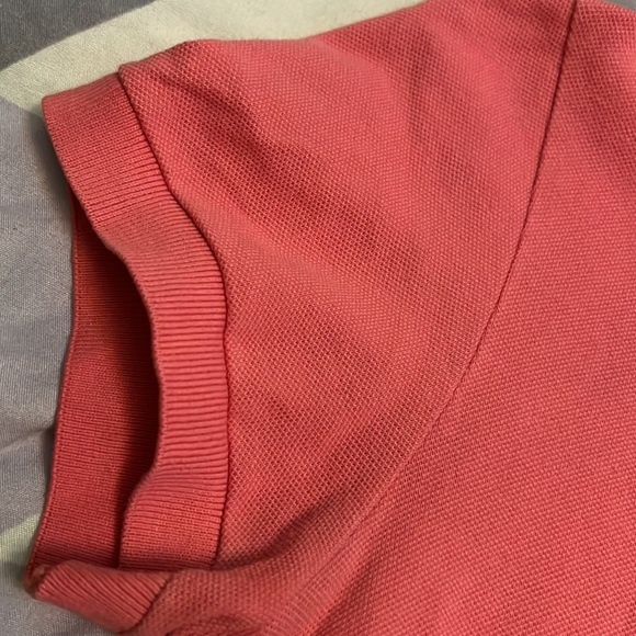 Lacoste Pink Button-Down Polo Shirt (Size 42) - Picture 5 of 6